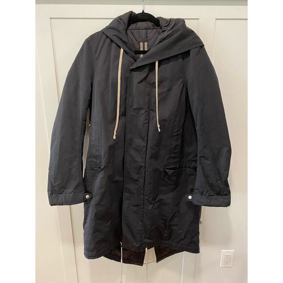 DRKSHDW by Rick Owens Fishtail Parka in Black - Women's - Picture 4 of 16